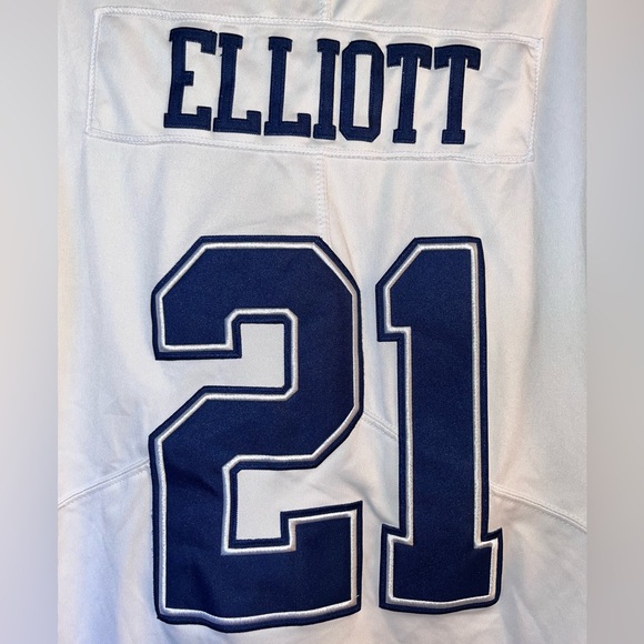 NFL Dallas Cowboys Jersey 21 Ezekiel Elliot Size Medium - Picture 4 of 5
